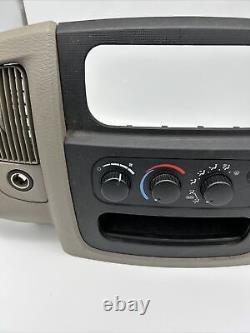 02 03 04 05 Dodge Ram 1500 Dash Center Radio Climate Control A/c Heat Vent Bezel