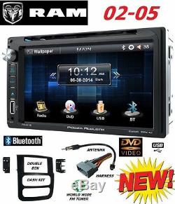 02 03 04 05 Ram Bluetooth Touchscreen CD DVD Usb Aux Bt Video Car Stereo Radio