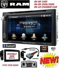06 07 08 09 10 Ram Touchscreen Bluetooth CD DVD Usb Double Din Car Stereo Radio