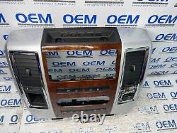 09 10 11 12 DODGE RAM radio climate control dash bezel trim vent with console OEM
