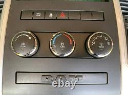 09-12 Dodge Ram 1500 2500 3500 Center Dash Radio Ac Control Bezel OEM 2012