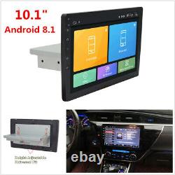 1 Din 10.1 Android 8.1 Car Stereo Radio GPS Wifi 3G 4G BT DAB Mirror Link OBD