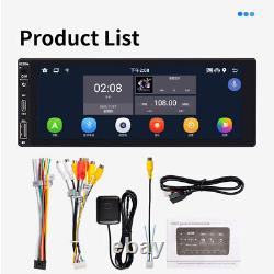 1 Din Car Radio Stereo Touch Screen GPS Navigation WiFi Carplay Android Player