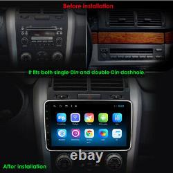 1 Din Car Stereo Radio 10.1 360° Rotation Screen Android 10.0 WIFI GPS Player