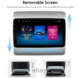 1 Din Car Stereo Radio 10.1 360° Rotation Screen Android 10.0 WIFI GPS Player