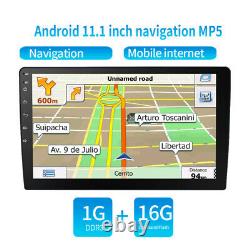 10.1 1+16GB 2Din Android 11 Car Radio Stereo GPS Navi Head Unit Wifi USB BT Aux