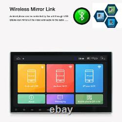 10.1'' 1DIN Android 9.1 Car Stereo Radio GPS MP5 Multimedia Player Wifi Hotspot&