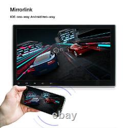 10.1'' 1DIN Android 9.1 Car Stereo Radio GPS MP5 Multimedia Player Wifi Hotspot&