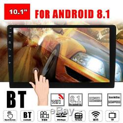 10.1 1Din Android 8.1 Touch Screen Quad-core 2GB32GB Car Stereo Radio GPS Nav