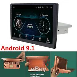 10.1 1Din Android 9.1 Quad-Core 2GB/32GB Adjustable Car Stereo Radio GPS Wifi