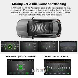 10.1 Android 10 In Dash Bluetooth 2DIN Car Stereo Radio WiFi GPS Navigation DSP