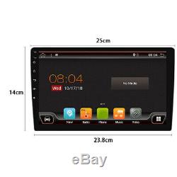 10.1 Android 9.0 Car Stereo Radio Player 1DIN Octa Core GPS Wifi with Back Camera