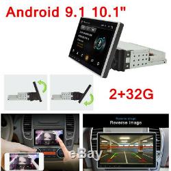 10.1 Android 9.1 Single 1Din Car Stereo Radio GPS Wifi OBD2 Mirror Link Player