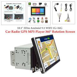 10.1 Android 9.1 WIFI 1+16G Car Radio Radio GPS MP5 Player 360° Touch Screen