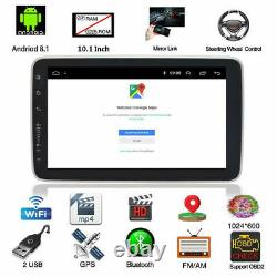 10.1 Single Din Android 9.1 Car Stereo Radio GPS Navi 1G&16GB Rotatable Screen