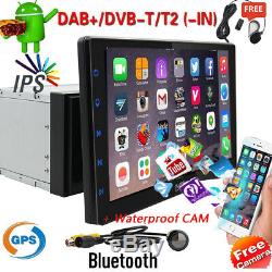 10.12Din Car Android 9.0 Radio Bluetooth GPS Wifi Stereo Video PlayerHD camera