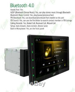 10.12Din Car Android 9.0 Radio Bluetooth GPS Wifi Stereo Video PlayerHD camera