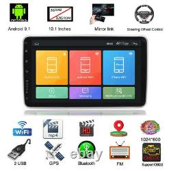 10.1in 1DIN Android 9.1 Touch Screen WiFi 2+32G Car Stereo Radio GPS MP5 Player