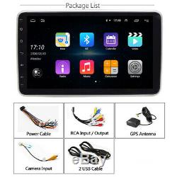10.1in 1DIN Rotatable Car Stereo Radio Touch Screen Android 9.0 GPS Wifi 16GB
