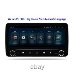 10.25 Single DIN Car Stereo Radio Android 9.1 GPS Navigation MP5 WiFi Quad Core
