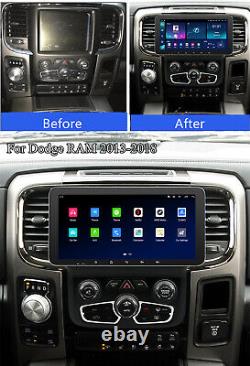 10.33'' Stereo Radio GPS Head Unit For 13-18 Dodge RAM 1500-5500 Auto AC Carplay