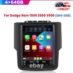 10.4 Android Car GPS Radio Tesla Style for Dodge Ram 1500 2500 3500 2013-2019