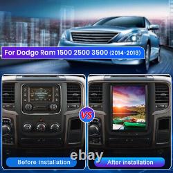 10.4 Android Radio Tesla Style Car GPS for Dodge Ram 1500 2500 3500 2014-2018