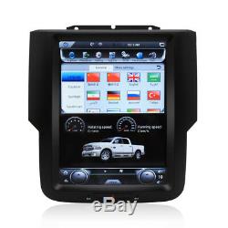10.4 Android Tesla Style Car Radio GPS Navigation For Dodge Ram 1500 2013-2018