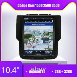10.4 Android7.1 Vertical Screen Car GPS Radio 32GB For Dodge Ram 3500 2013-2019
