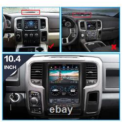 10.4'' For 2012-18 Dodge Ram 1500 Radio Stereo Player GPS WiFi FM Carplay 4+32GB