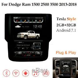 10.4 Tesla Verticcal Car GPS Radio 32GB for Dodge Ram 1500 2500 3500 2013-2019