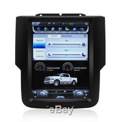 10.4inch Tesla Vertical Screen Car GPS Radio 2+32GB For Dodge Ram 1500 2013-2018