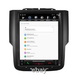 10.5 Android 9 Vertical Tesla Screen Carplay GPS Radio For Dodge Ram 2013-2019