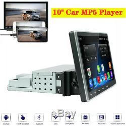 10'' Android Single Din GPS Navigation Bluetooth WIFI Car Video Radio MP5 Player