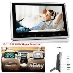 10 TFT Rear-Seat Monitor Headrest Car DVD Player Touch Botton Handsfree HDMI FM