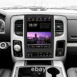 12.1 Android 9 Tesla Vertical Screen Carplay GPS Radio For Dodge RAM 2013-2019