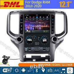 12.1 Car GPS Navigation Stereo Radio 4+64G Android 9.0 For Dodge RAM 1500 2500