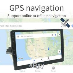 12V Android 9.1 10.1 1 DIN Car Bluetooth Stereo Radio MP5 Player GPS Nav WIFI