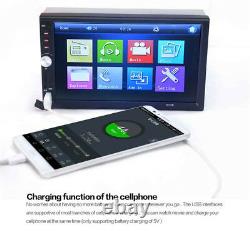 12V Car 7TFT HD Bluetooth Touch Screen 2 DIN Stereo Radio FM MP5 with Camera