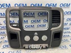 13 14 15 16 17 18 DODGE RAM radio climate screen dash bezel trim panel OEM
