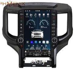 13.6 Car Stereo Radio HD Vertical Screen For Dodge RAM 1500 2500 2019-2023 GPS