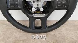 19 Dodge Ram 1500 Old Body Steering Wheel With Radio And Cruise Black Leather