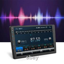 1DIN Adjustable FM 10.1 Car Stereo Radio Android Contact Screen GPS Navigation