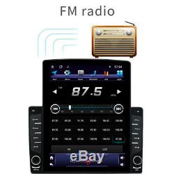 1DIN Rotatable 10.1 Android 8.1 HD Video Player USB FM Car Stereo Radio GPS Nav