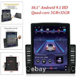 1DIN Universal 10.1 Android 9.1 GPS WIFI Quad-core 2GB+32GB Car Stereo Radio