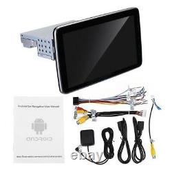 1Din 10.1in Android 9.1 Car Stereo Radio Rotatable Screen GPS Navigation Player