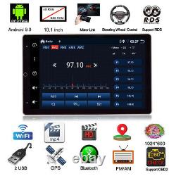 1Din 4G RAM Rotatable 10.1 Android 9.0 Player Car Stereo Radio GPS Mirror Link