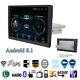 1Din 9 Quad-core Android 8.1 Car Touch Stereo Radio GPS Navi Wifi BT 1+16G OBD