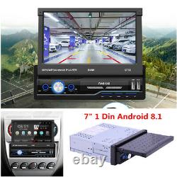 1Din Android 8.1 Car Stereo GPS Navigation Radio Player WIFI 7 Mirror Link