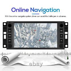 2+64GB Android 13 GPS NAVI Car Stereo Radio For Jeep Wrangler Chrysler Dodge Ram